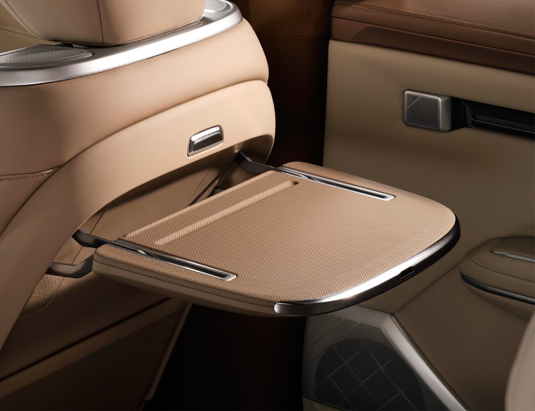 Small Table Behind the Driver's Seat